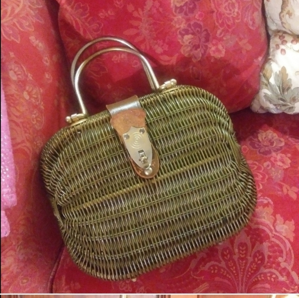 Vintage Wicker Purse